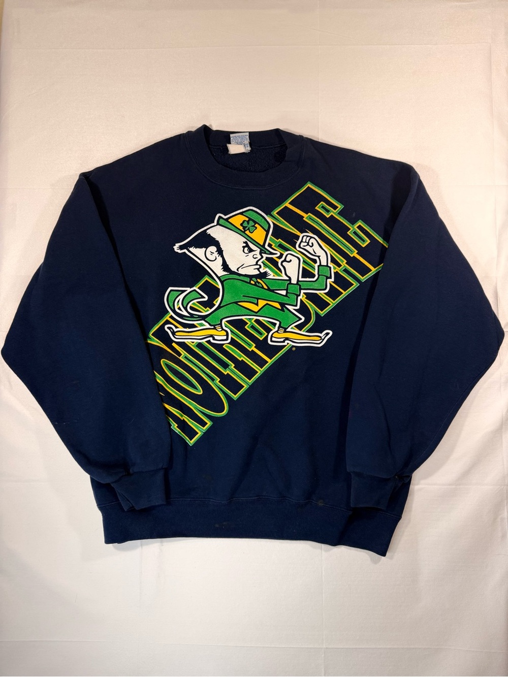 Notre Dame The Game Navy Crewneck with Fighting Irish Graphic Sweater